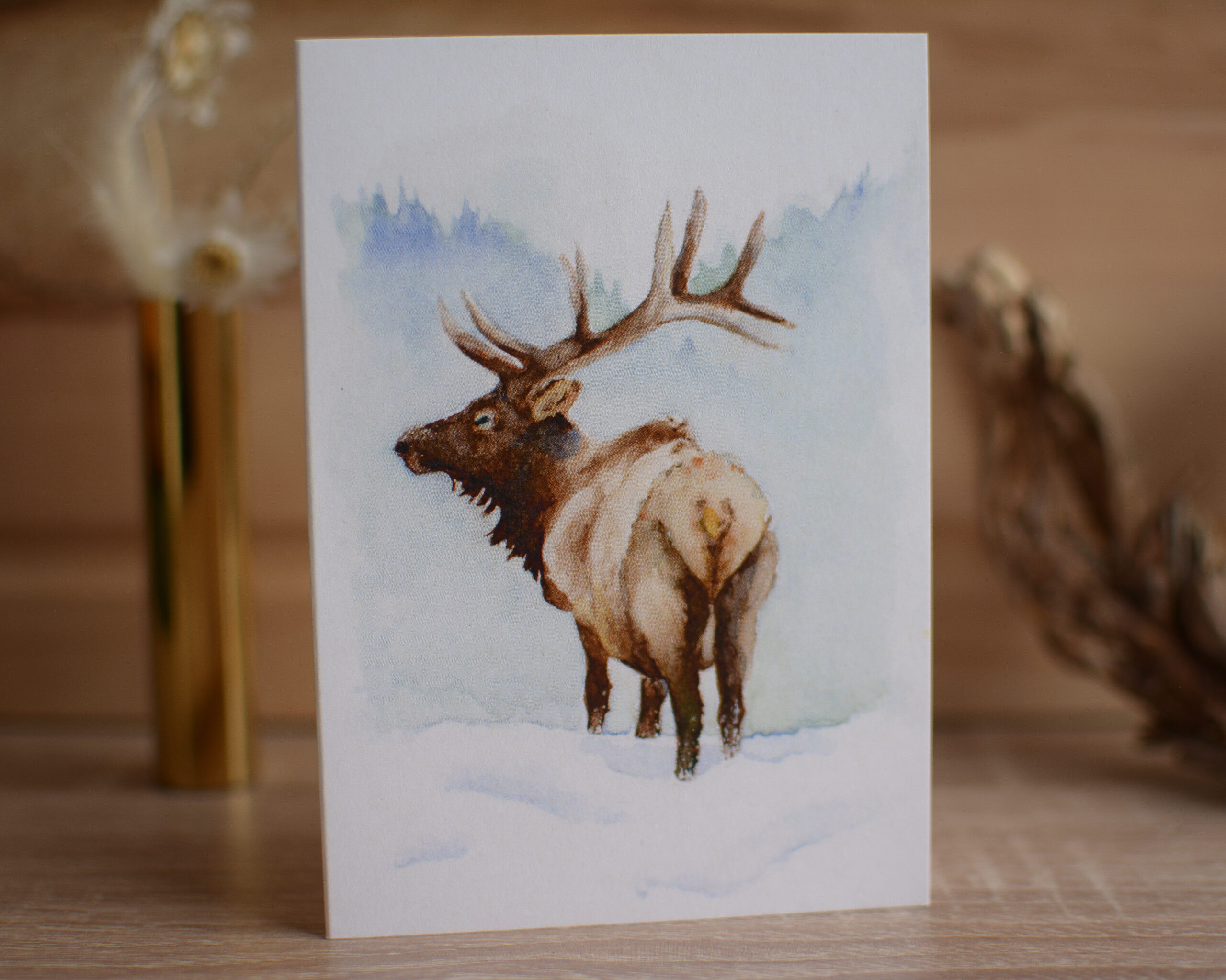 Elk Card - Hannah Gibson Studio